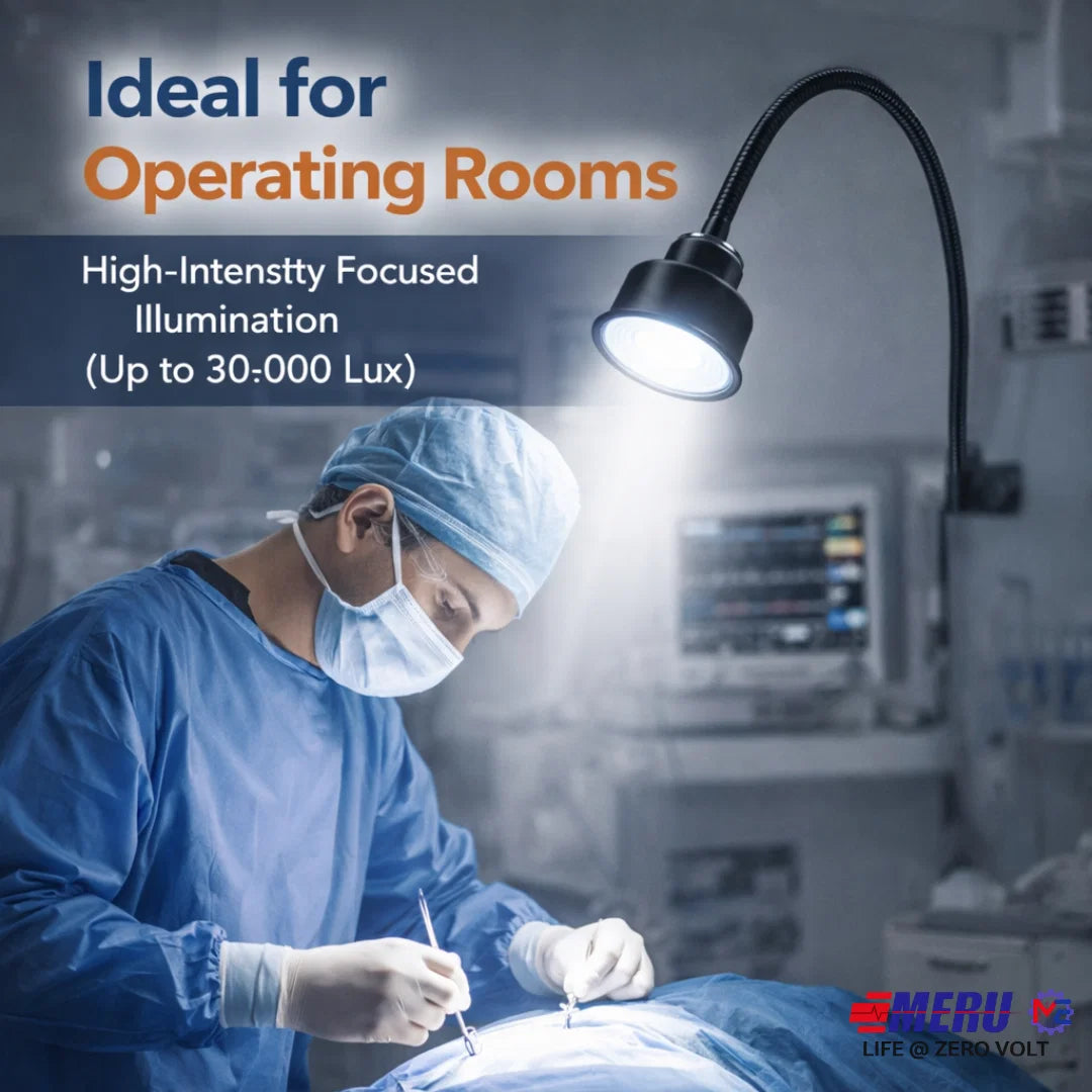 3 LED Examination Light Wall mounting 30K Lux capacity