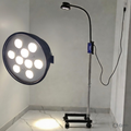 Minor OT Surgery LED Examination Light Stand Model 9 LED 60000 Lux capacity for Hospital, OT, Gyanaecologist, Microbiology Labs, Pet Clinics.