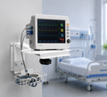 Wall Mount for Patient Monitor | Heavy-Duty Powder-Coated Steel | Adjustable Left & Right Movement with Ergonomic Black Knob