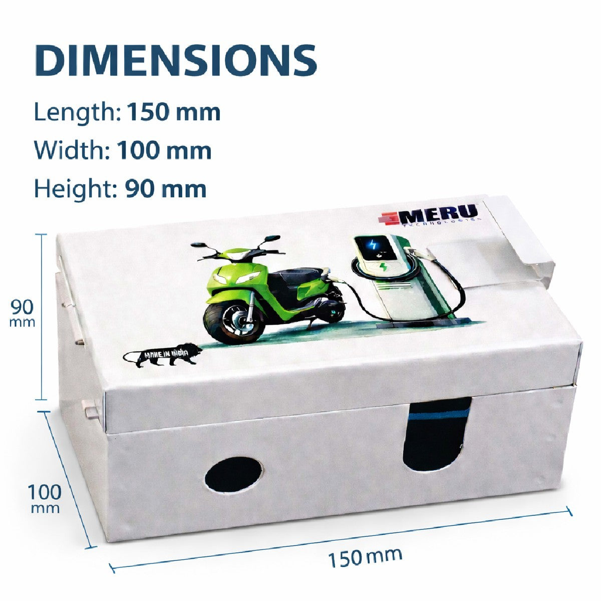 EV Charging Box with 16 Amps MCB & 16 Amps Safety Socket Suitable for All type of Electrical Vehicles