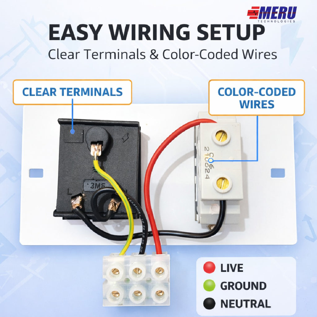 EV Charging Box with 16 Amps MCB & 16 Amps Safety Socket Suitable for All type of Electrical Vehicles