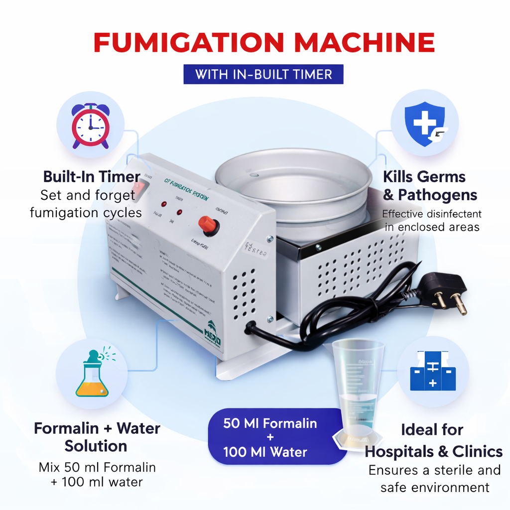 OT Fumigation Machine With Inbuilt Automatic Cut off Timer for Hospitals, OT, Dental Clinics, Microbiology Labs